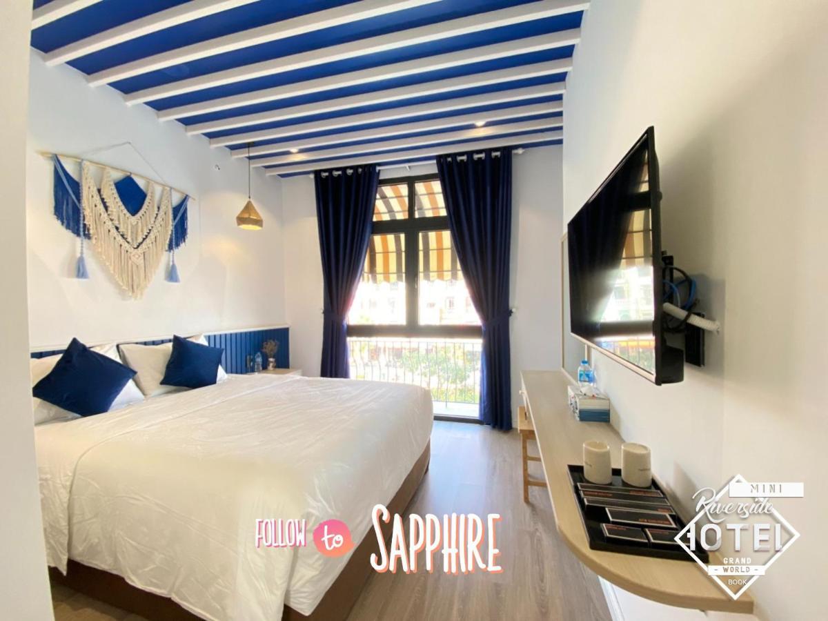 Riverside Mini Hotel Grand World Duong Dong Exterior foto